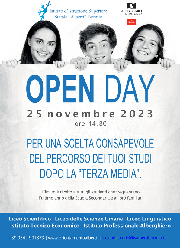 open day orientamento alberti 2023